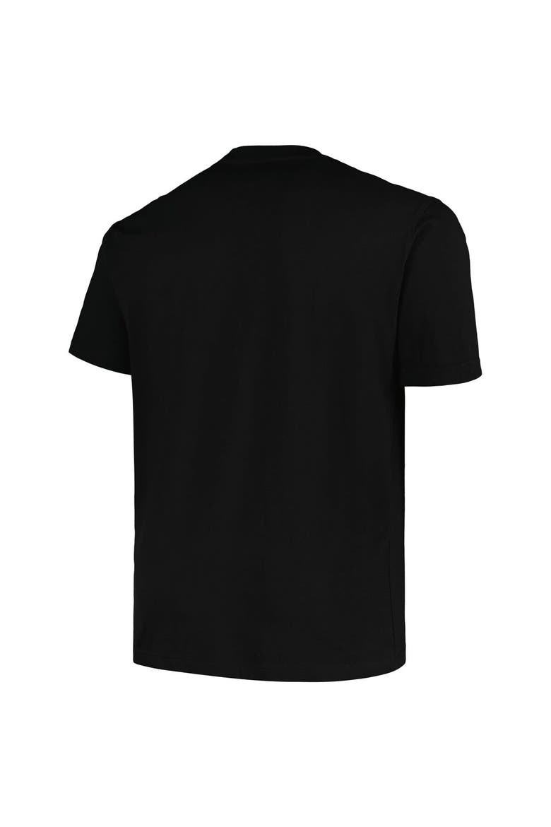 Men's Profile Black Michigan Wolverines Big & Tall Pop T-Shirt, Alternate, color, Black
