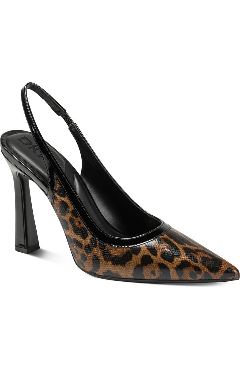 DKNY Cinette Slingback Pointed Toe Pump, Main, color,