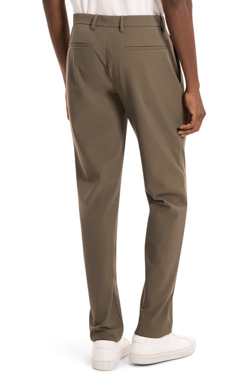 Theory Zaine Slim Straight Stretch Pants In Precision Ponte In Gray