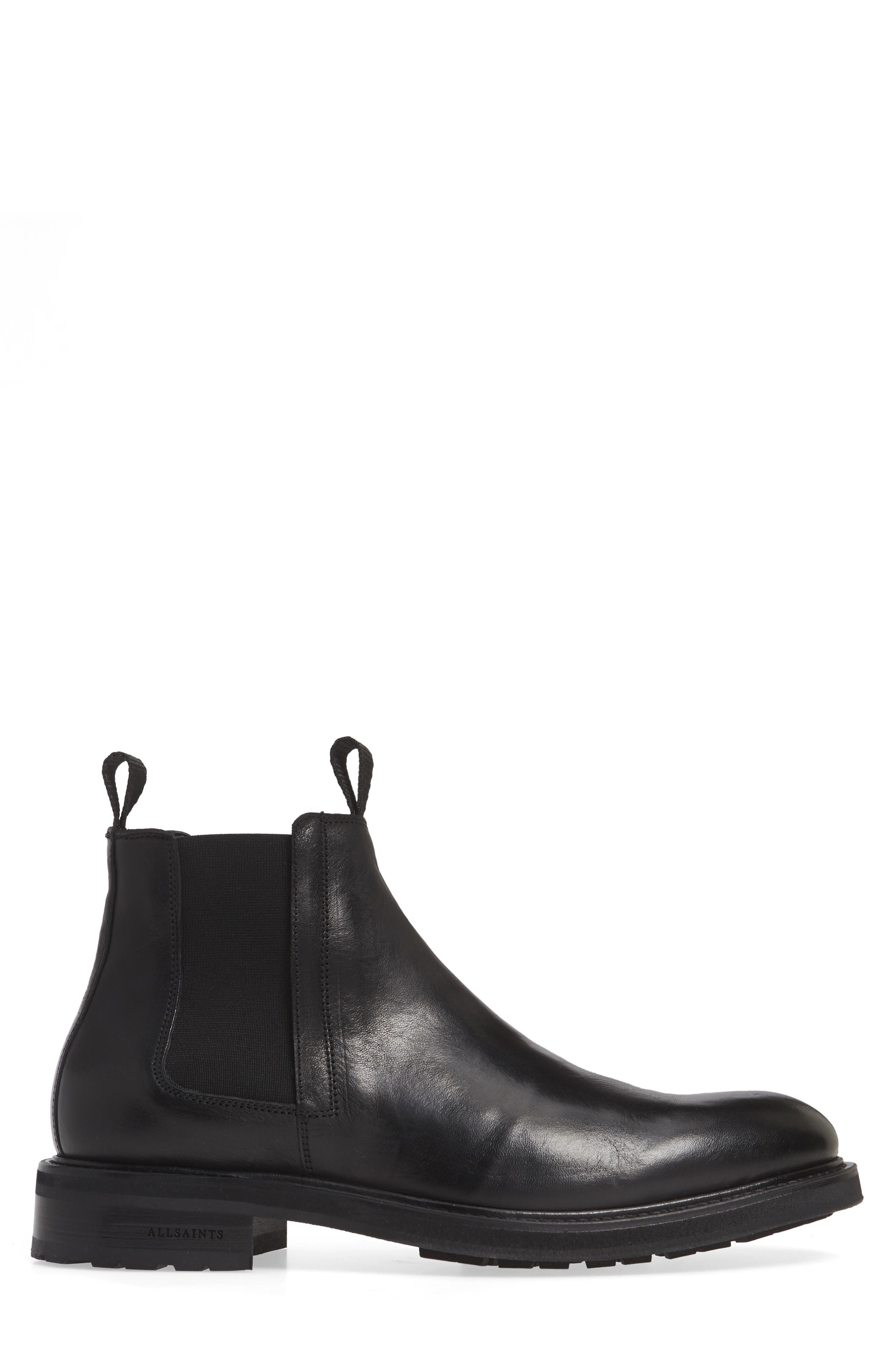 AllSaints Brennon Chelsea Boot, Alternate, color, 