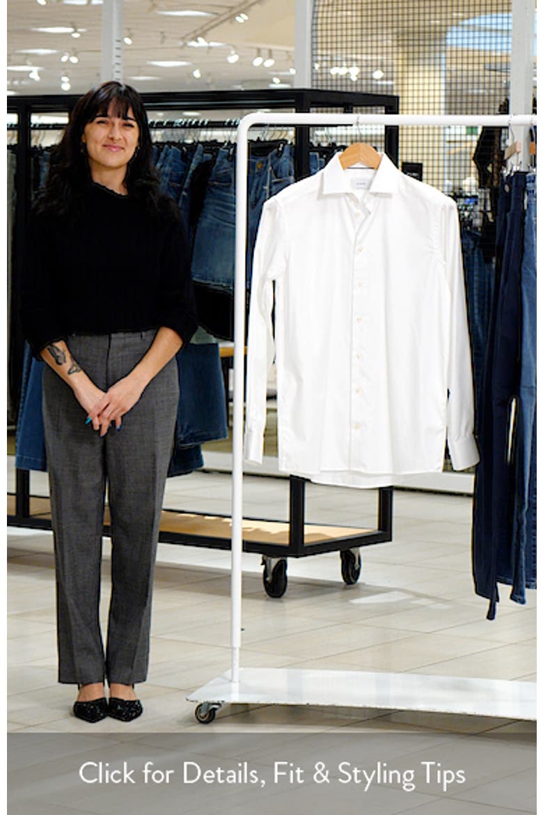 Contemporary Fit Textured Solid Dress Shirt video