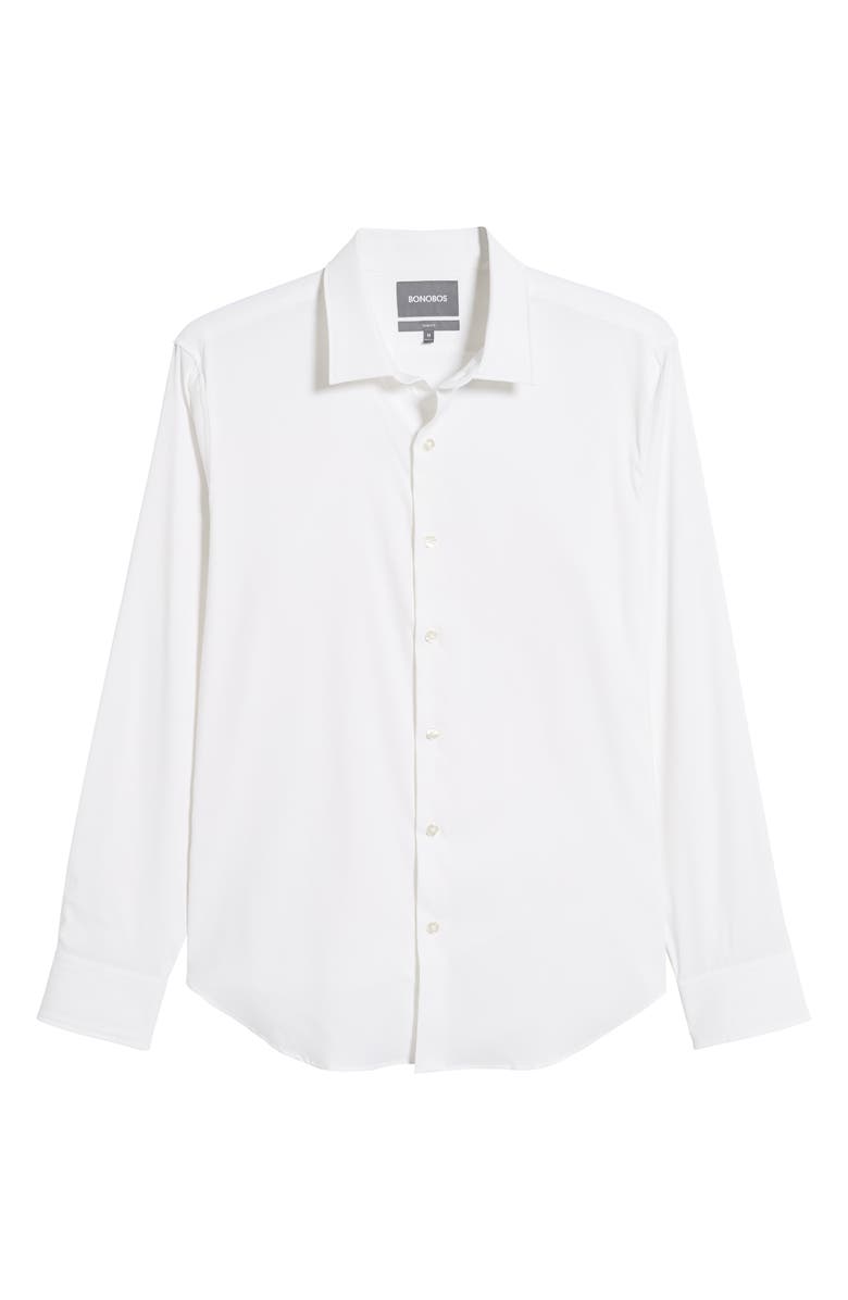 Bonobos Solid Button-Up Performance Shirt, Alternate, color, 