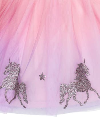 Kids' Rainbow Unicorn Tutu Dress