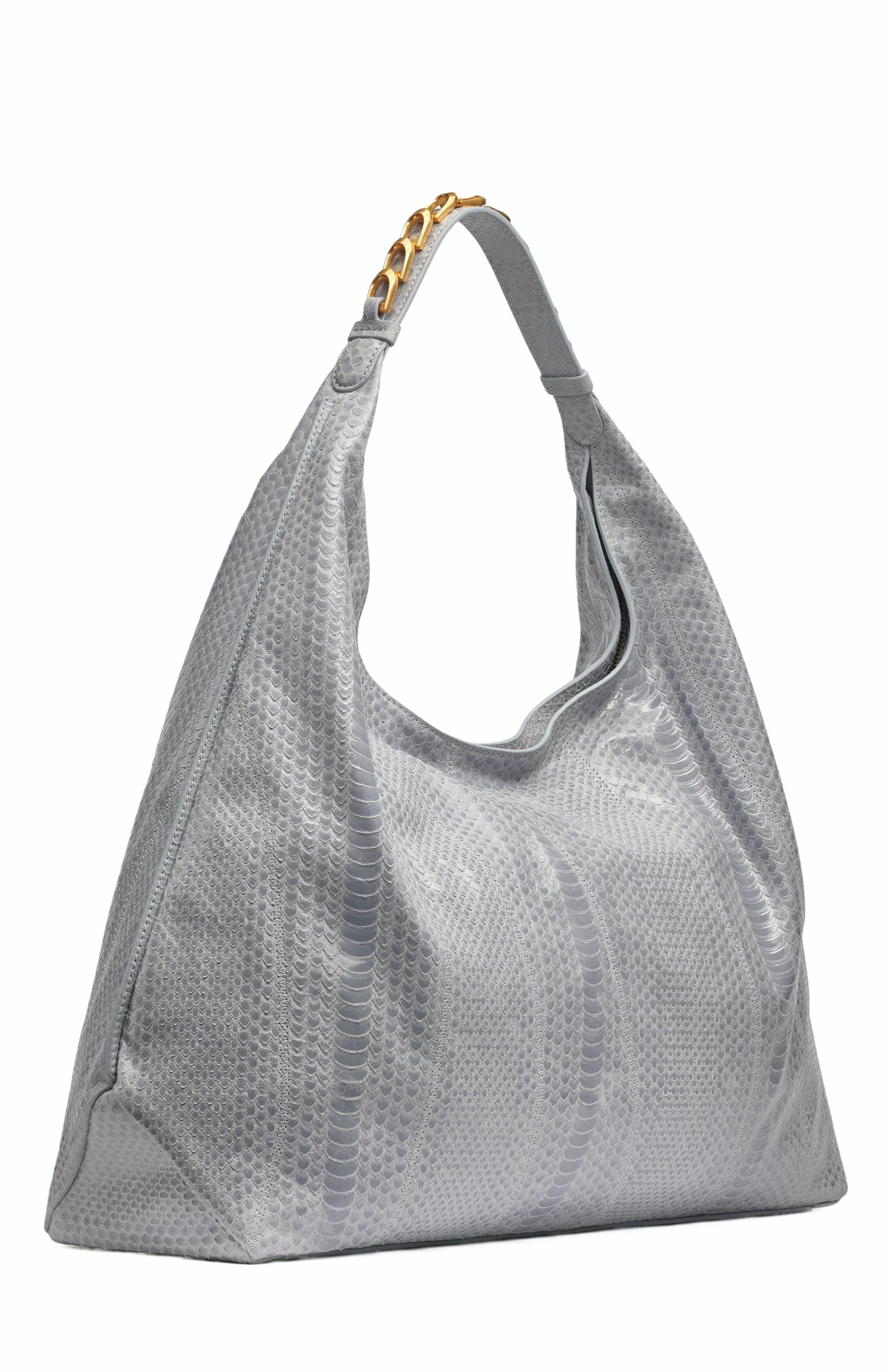 Donna Karan New York Bellmore Large Skipper Snake Hobo Bag, Alternate, color, 