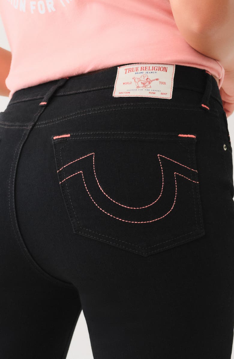 True Religion Halle High Waist Super Skinny Jeans, Alternate, color,