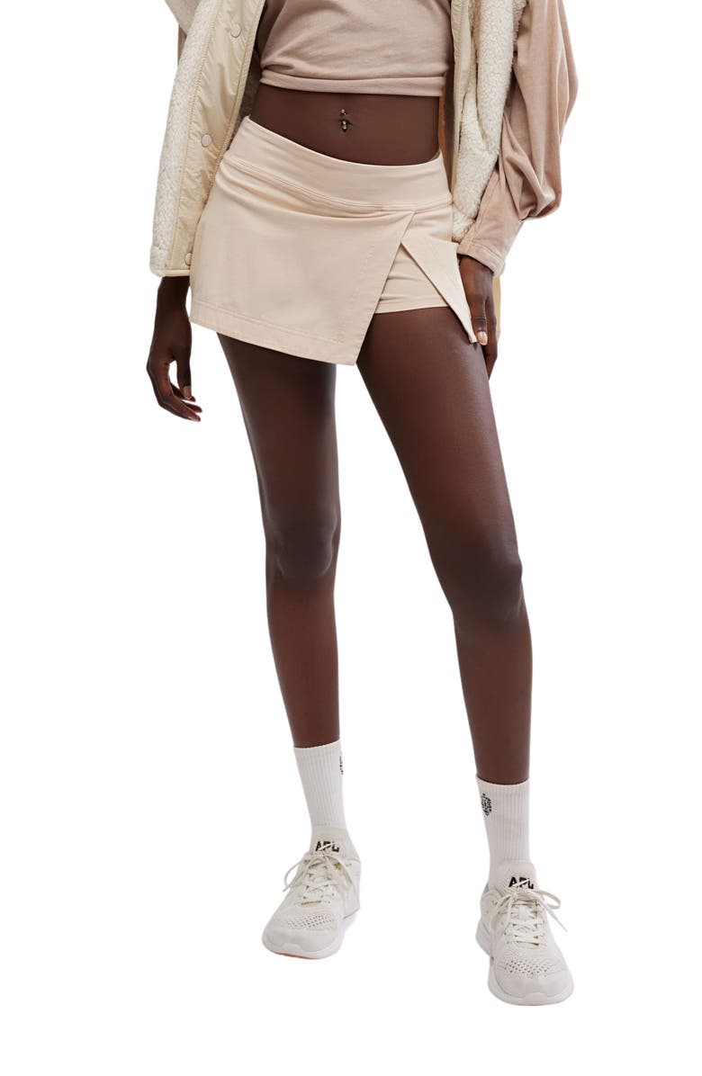 FP Movement by Free People FP Movement Hot Shot Miniskort, Main, color, Cappucino