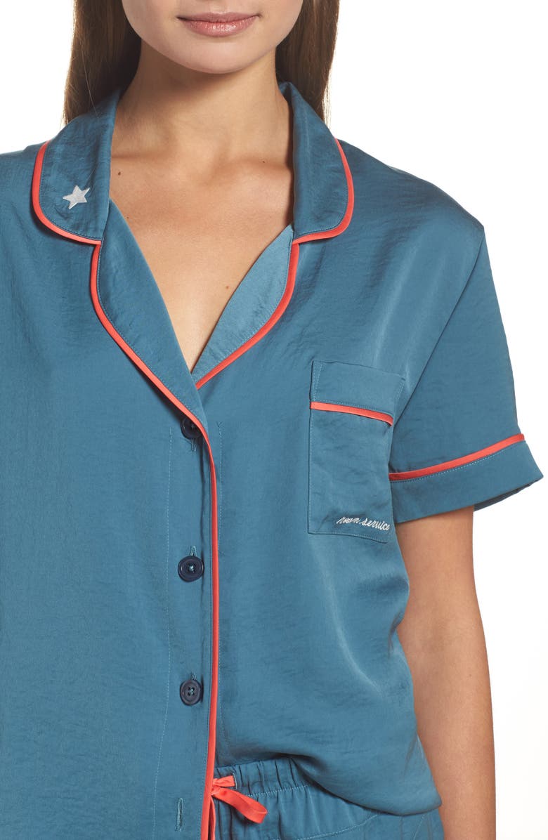 Room Service Pjs ROOM SERVICE Satin Pajamas, Alternate, color,