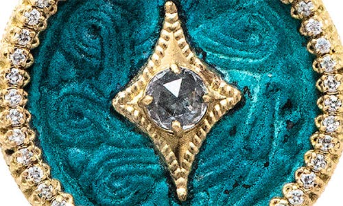 Armenta Artifact Enhancer Pendant In Green