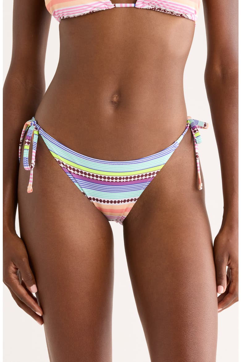 Rekka Side Tie Bikini Bottoms, Main, color, CIRQ CITRUS