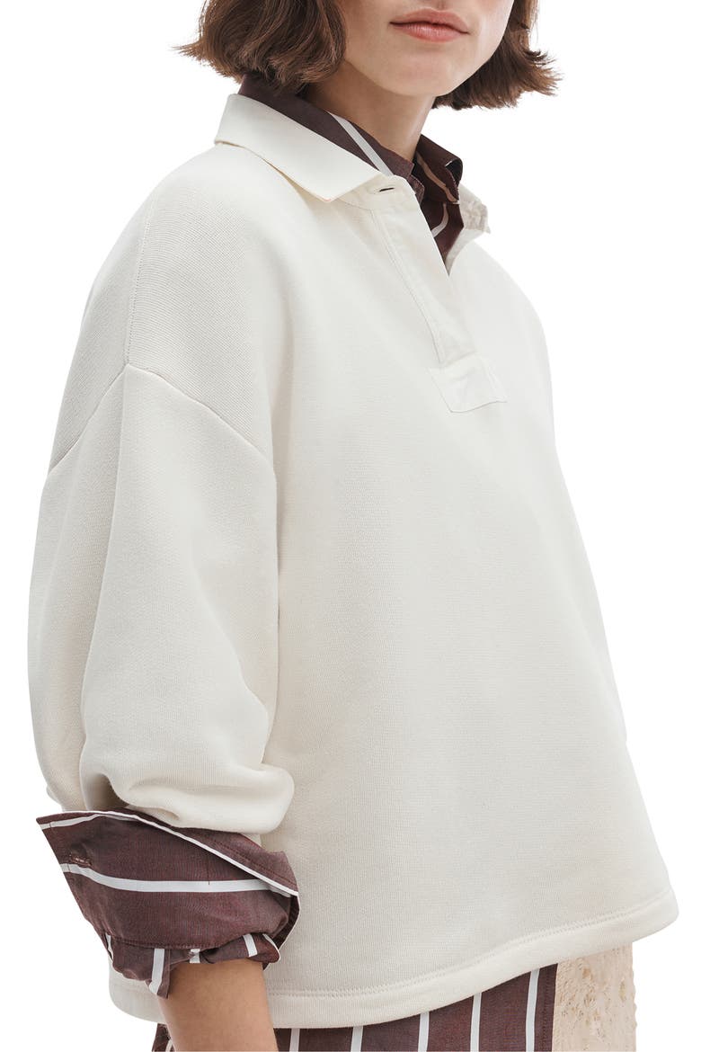 Vintage Terry Polo Sweatshirt, Alternate, color, SAND