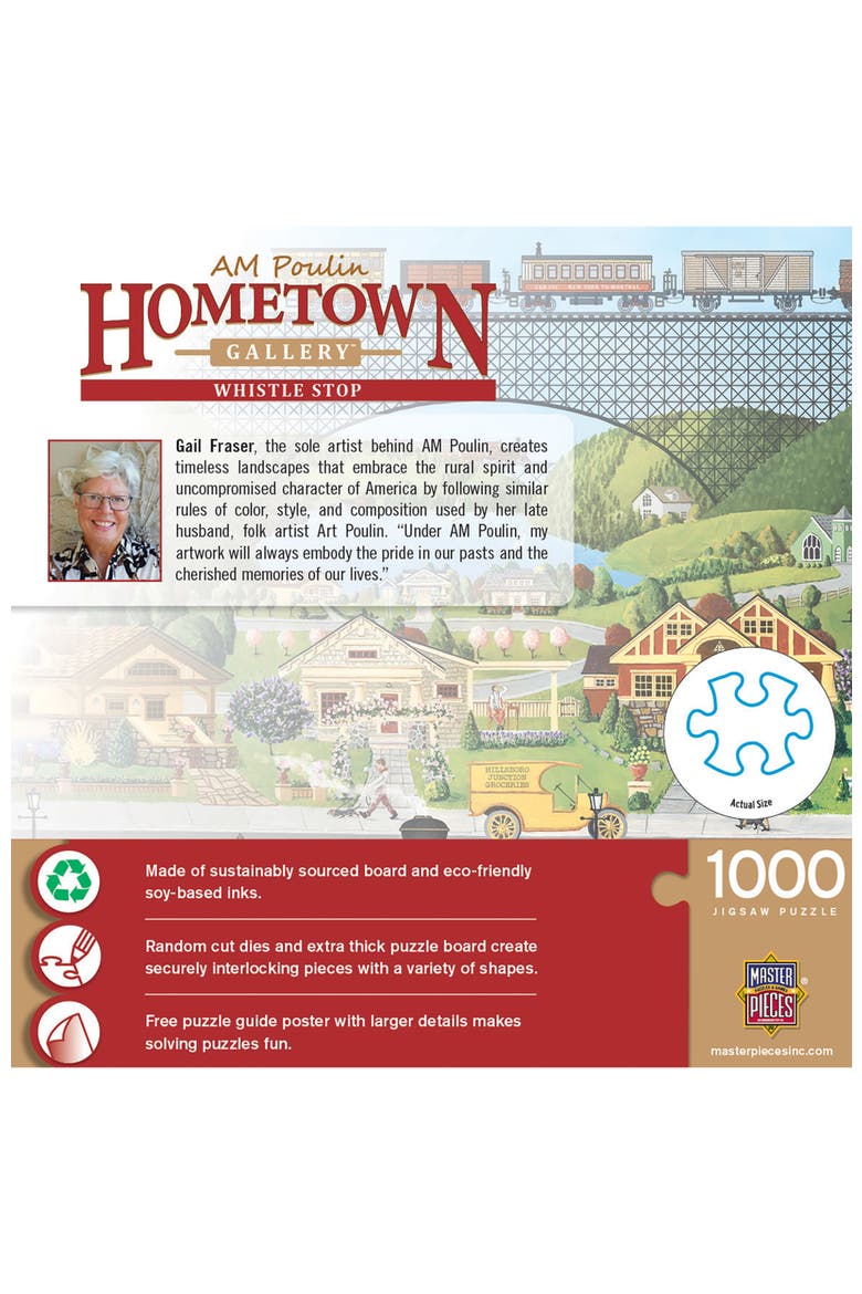 Whistle Stop 1000 Piece Jigsaw Puzzle, Alternate, color, Multicolor