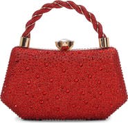 BERNESS Hexagon Rhinestone Clutch