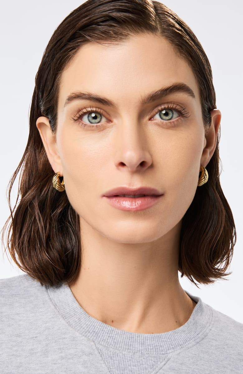 Ana Luisa Gold Hoop Earrings - Tymie, Alternate, color, Gold