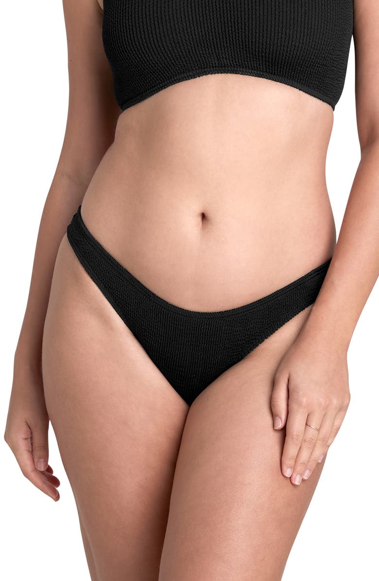 bond-eye The Sign Hipster Bikini Bottoms, Main, color, Black