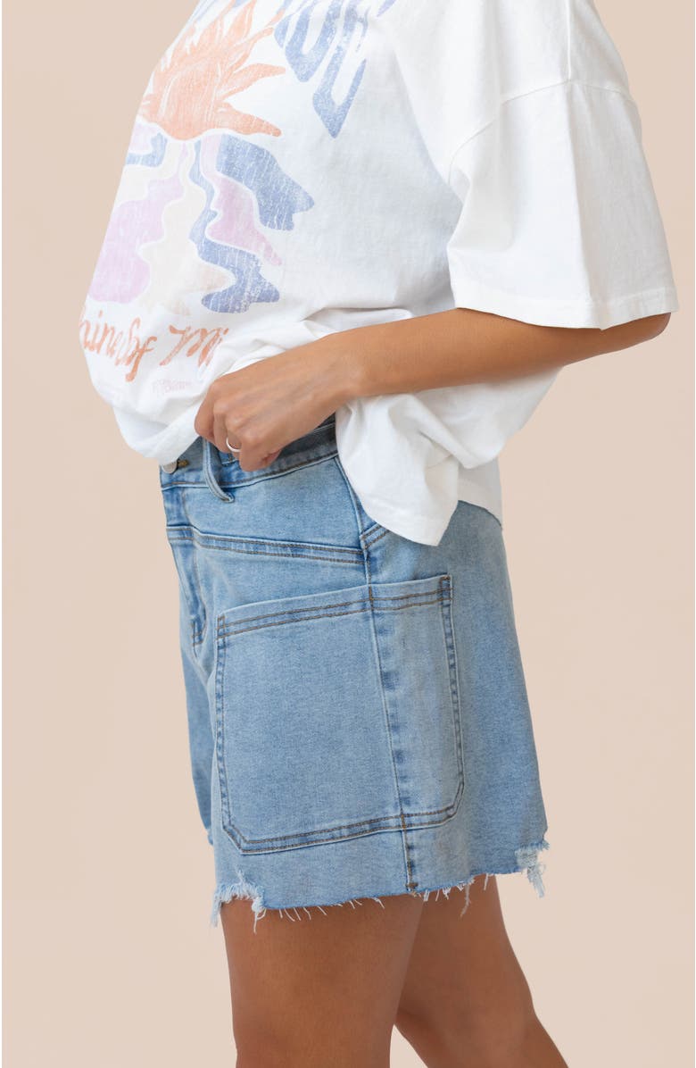 Nani Denim Short, Alternate, color, Denim Wash