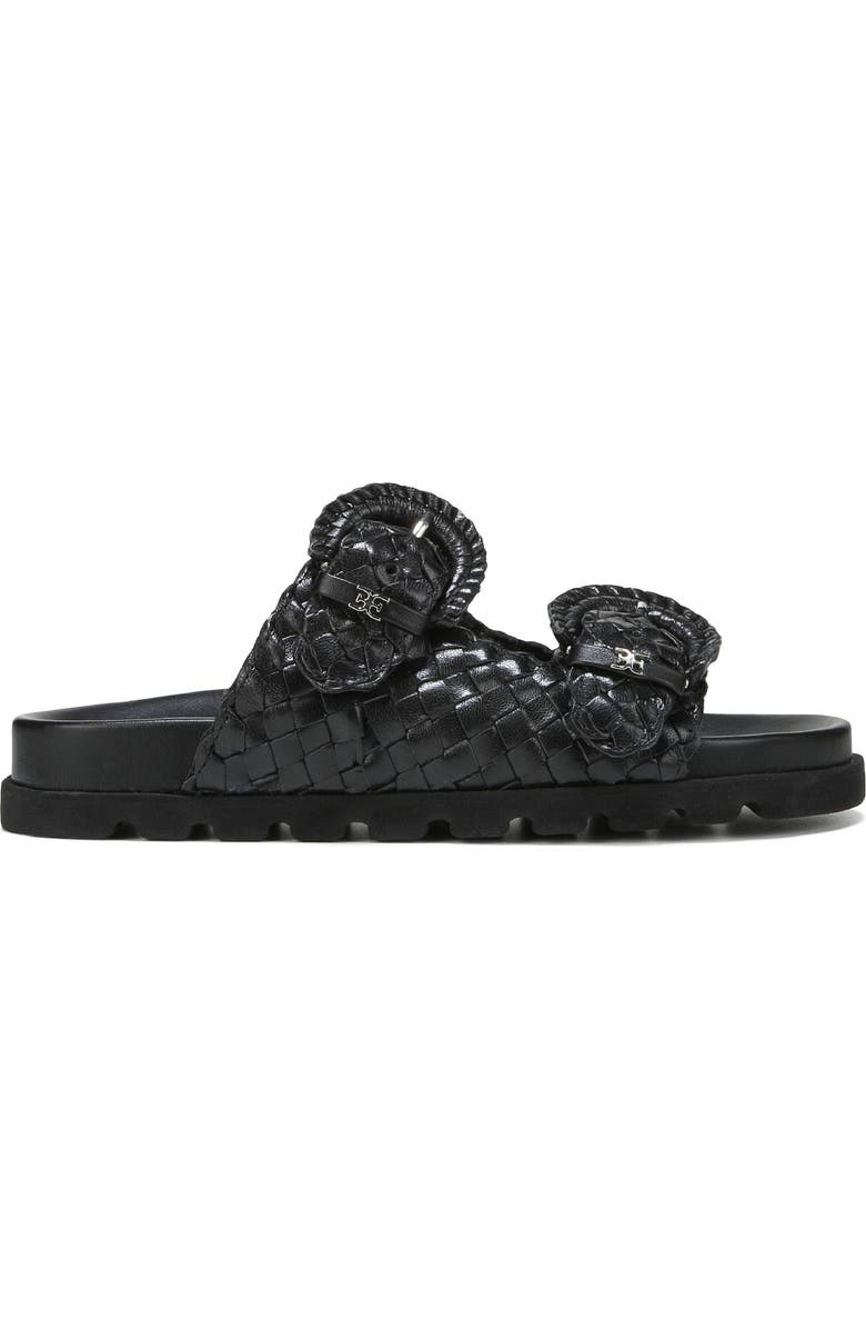 Sam Edelman Tiffanie Woven Two-Strap Sandal, Alternate, color, Black