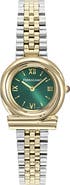 FERRAGAMO Gancini Twisted Bracelet Watch, 28mm