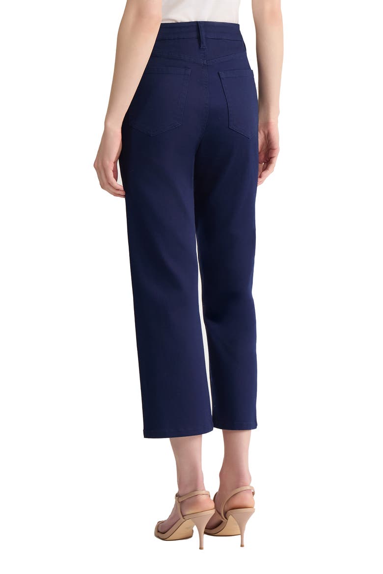 Lexington Crop Straight Leg Pants, Alternate, color, PACIFIC NAVY
