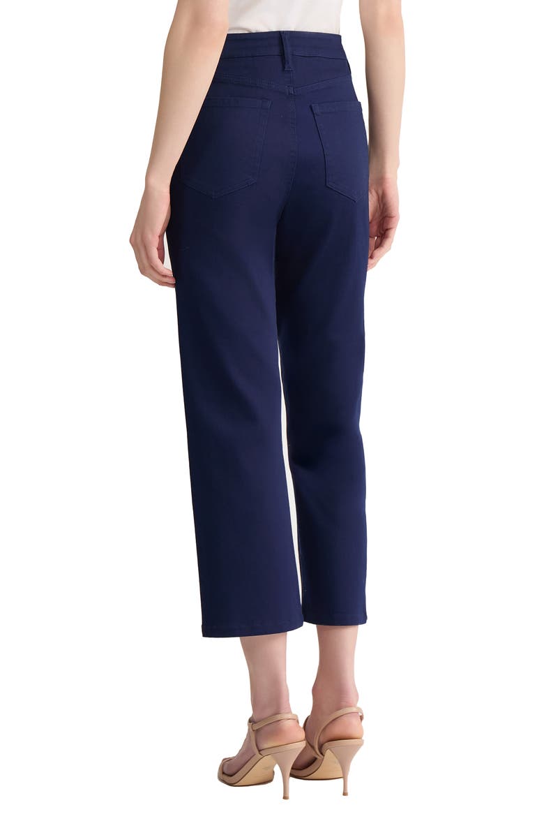 Jones New York Lexington Crop Straight Leg Pants, Alternate, color, Pacific Navy