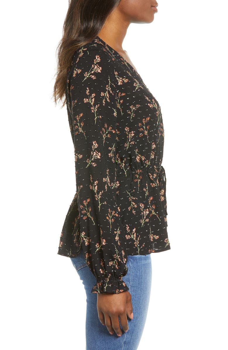 Caslon<sup>®</sup> Textured Print Top, Alternate, color, 