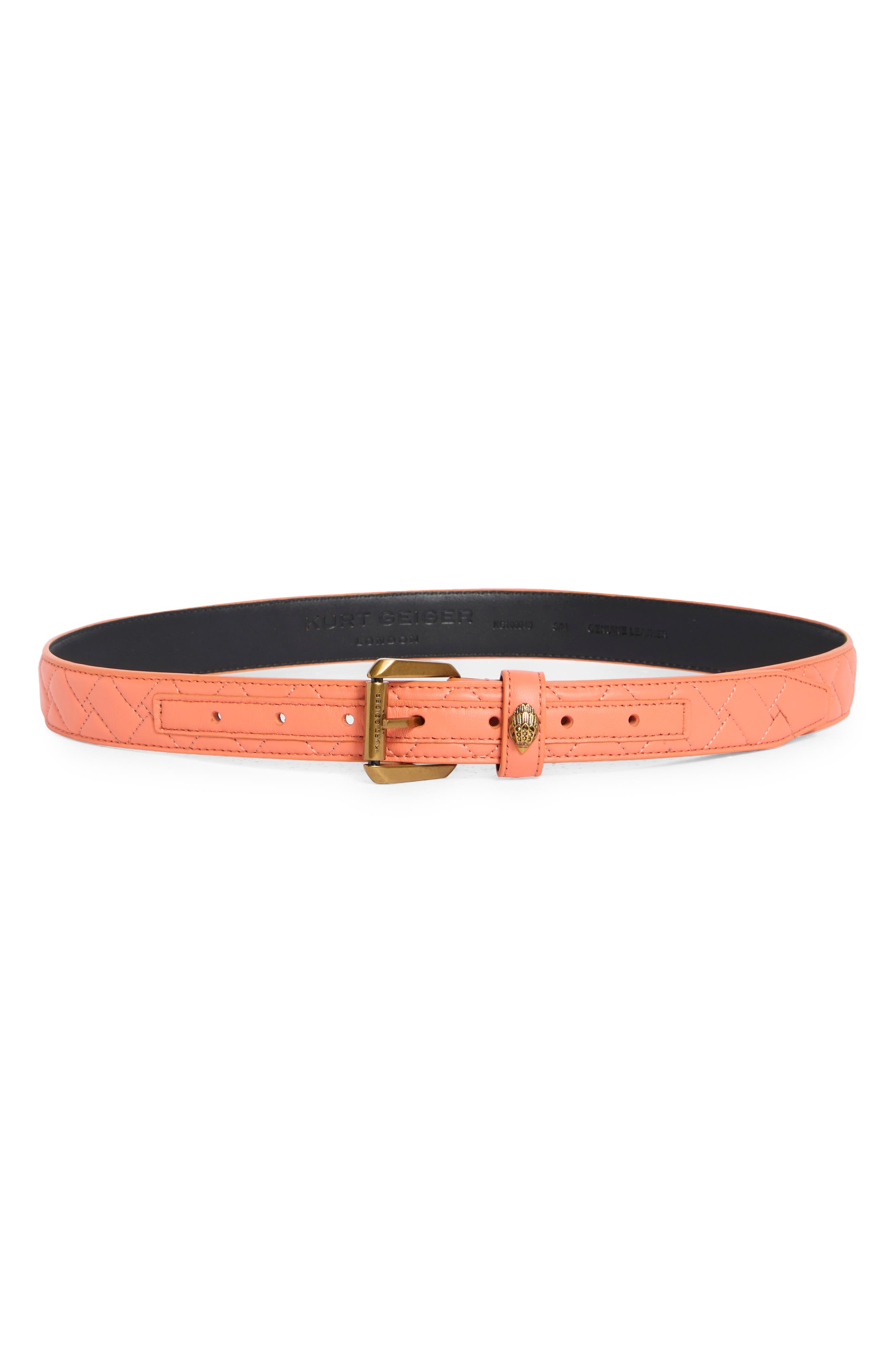 Kurt Geiger London Quilted Leather Belt
