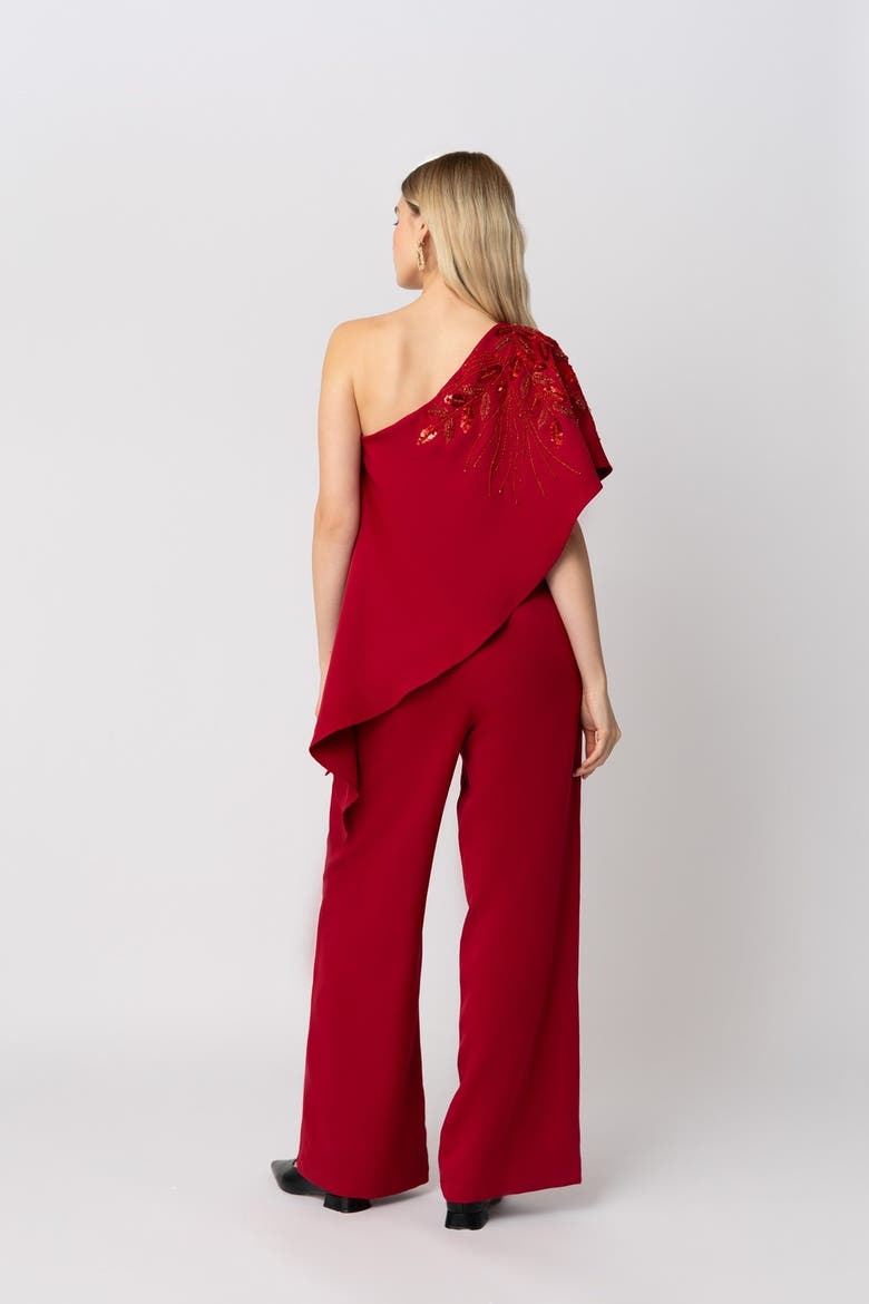 Gwen Red Jumpsuit, Alternate, color, Red