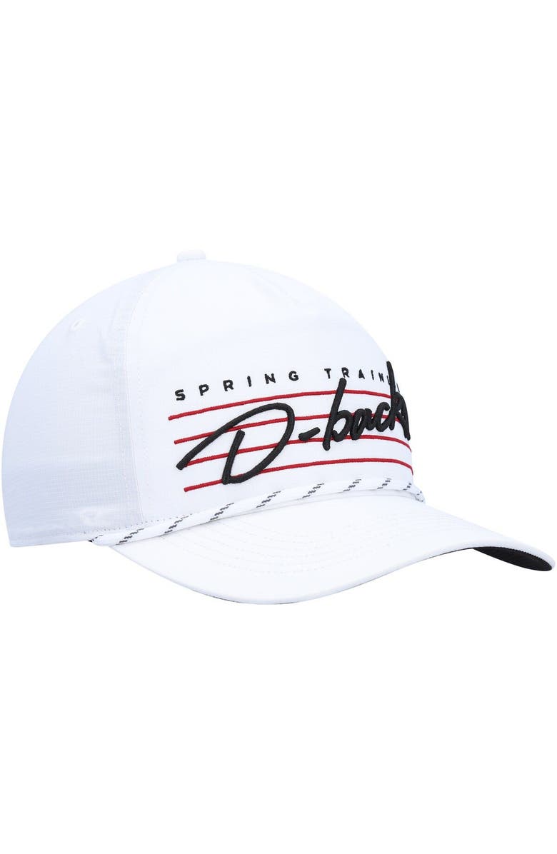 '47 Men's '47  White Arizona Diamondbacks Downburst Hitch Snapback Hat, Alternate, color, 