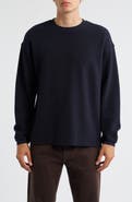 FRAME Long Sleeve Waffle Stitch T-Shirt