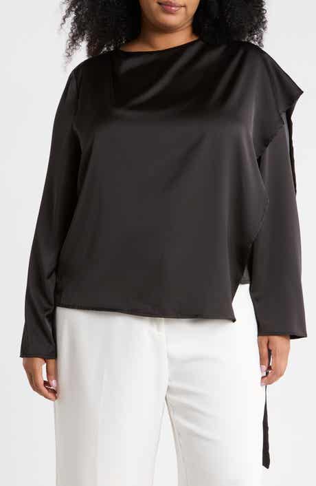 Asymmetrical Layered Ruffle Top