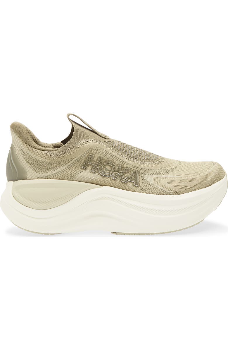 HOKA Skyward Laceless Recovery Sneaker, Alternate, color, Grassland / Wild Mushroom