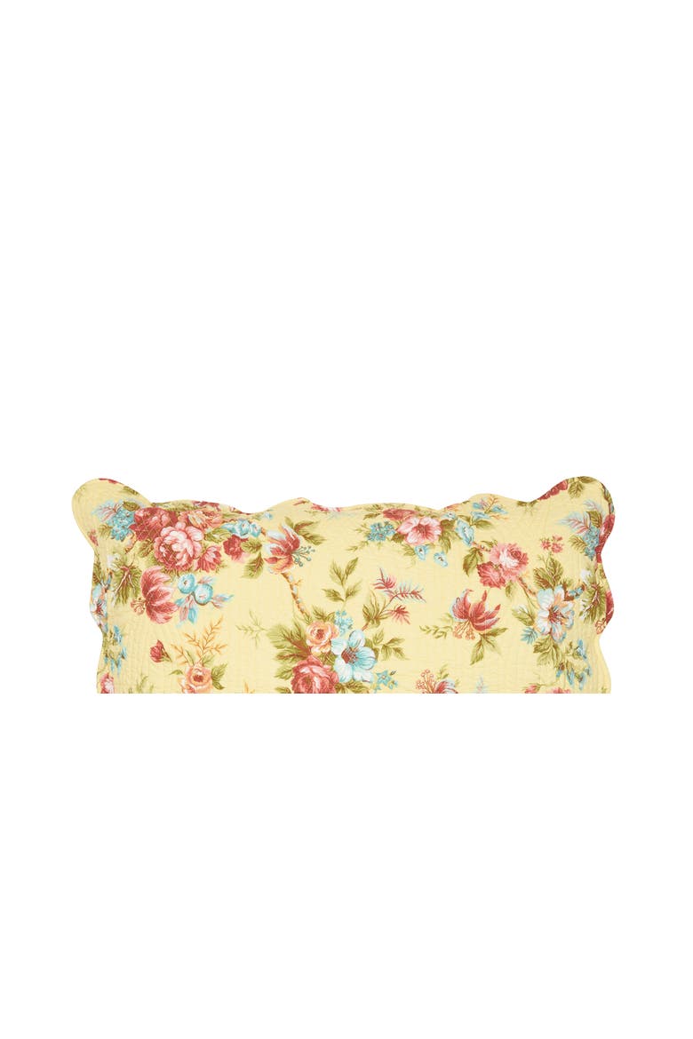 20" x 26" Rosemary Cotton Standard Sham - Machine Washable, Alternate, color, Yellow