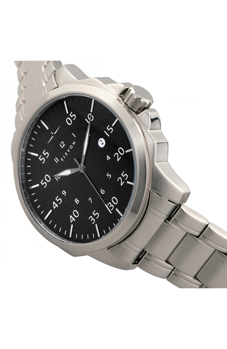 Elevon Hughes Bracelet Watch w/ Date, Alternate, color,