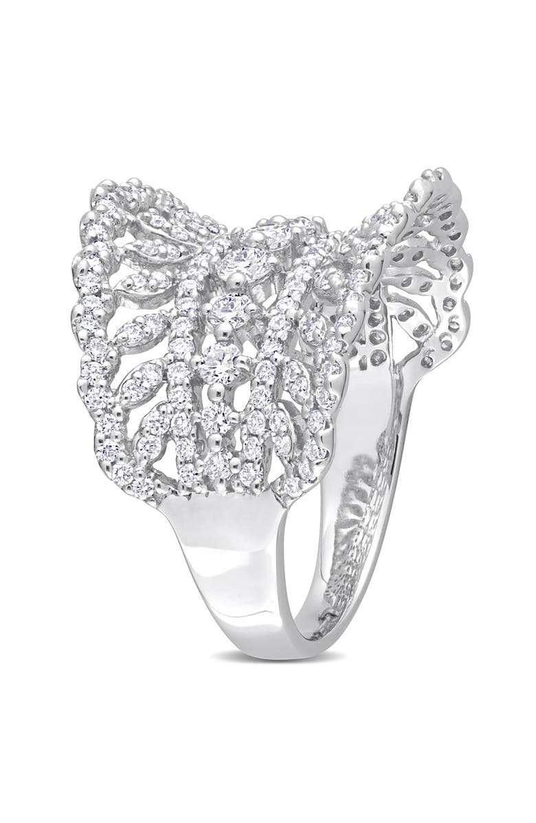 Julianna B. Lab-Grown Diamond Crown Design Wide Ring 14k, Alternate, color, 