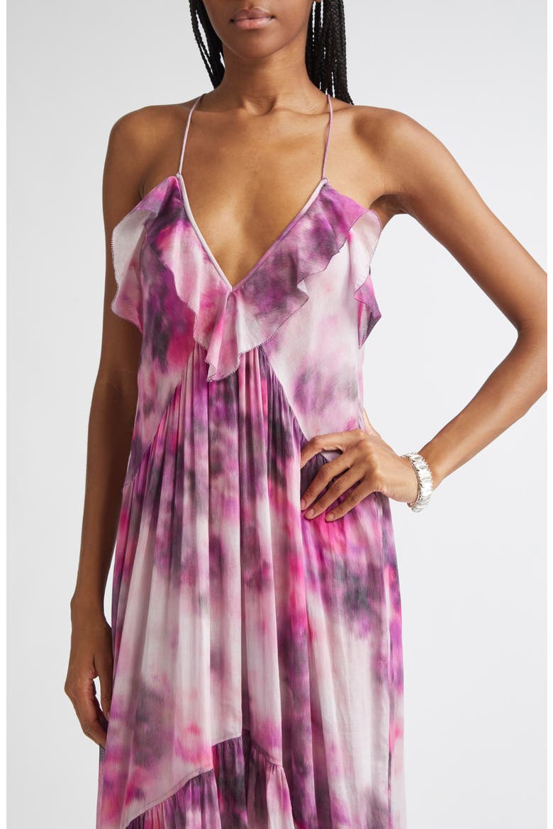 Vasmila Racerback Cotton Maxi Dress, Alternate, color, PINK