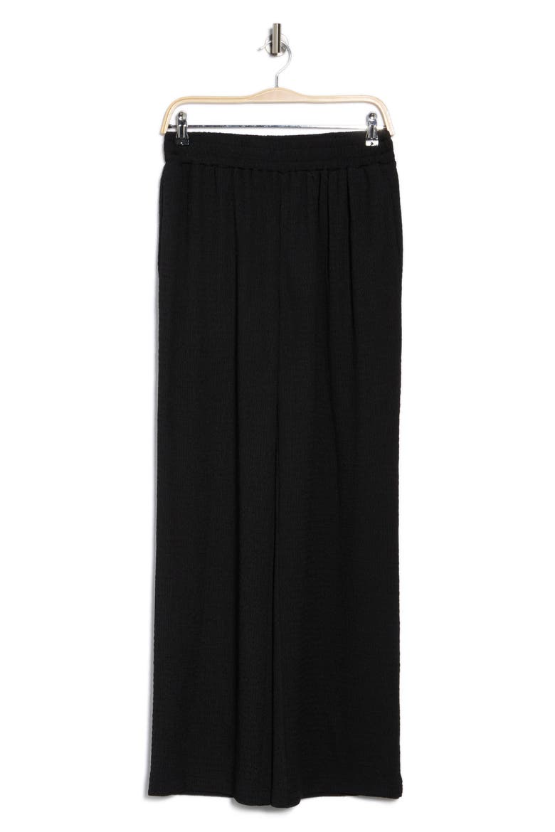 Jacquard Pull-On Pants, Alternate, color, BLACK