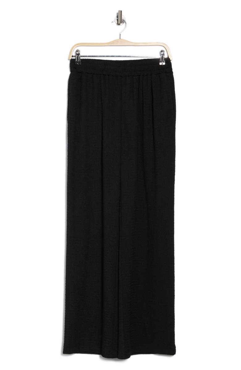 Gemma + Jane Jacquard Pull-On Pants, Alternate, color, Black