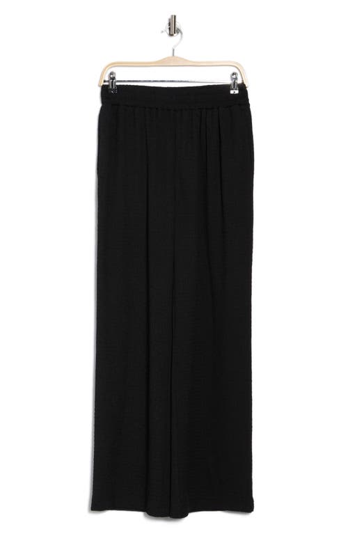 Gemma + Jane Jacquard Pull-on Pants In Black