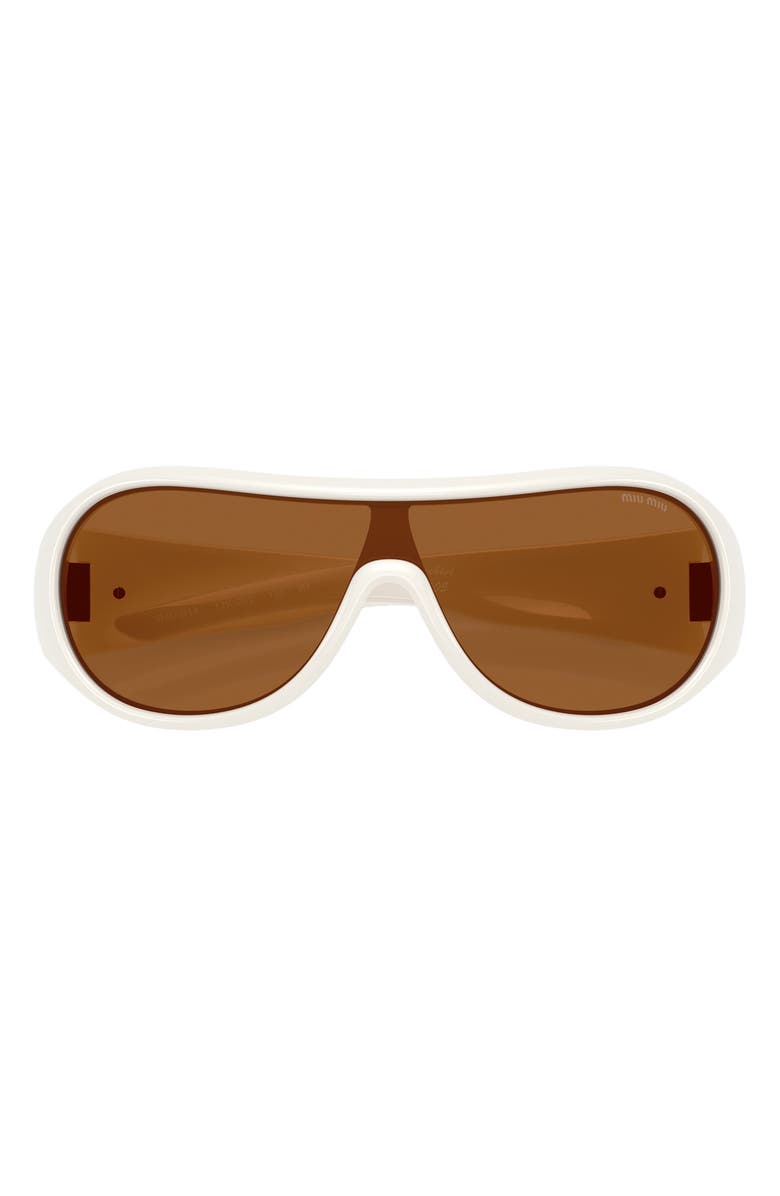 Miu Miu 133mm Oversized Irregular Sunglasses, Alternate, color,