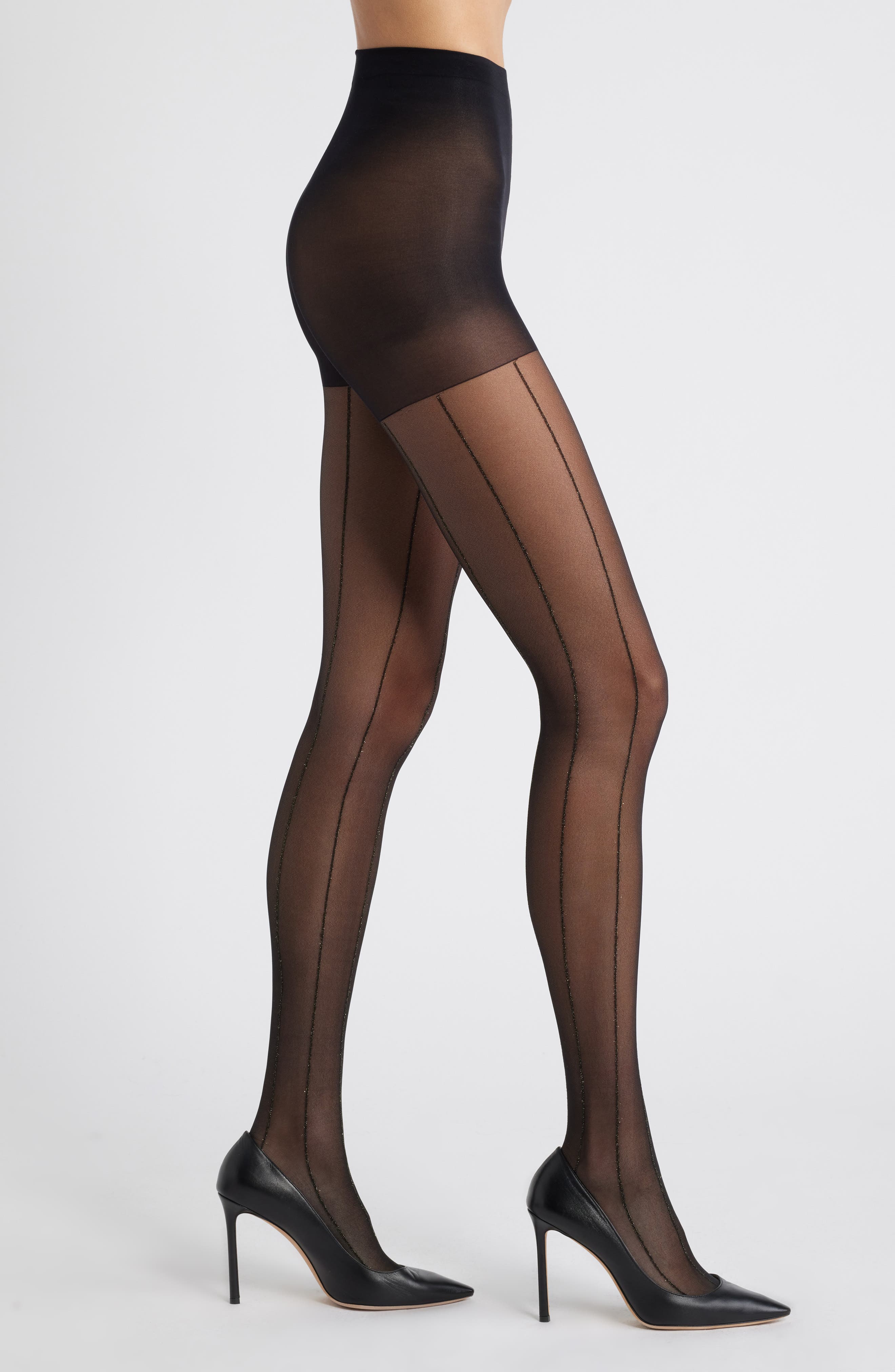 black stocking tops