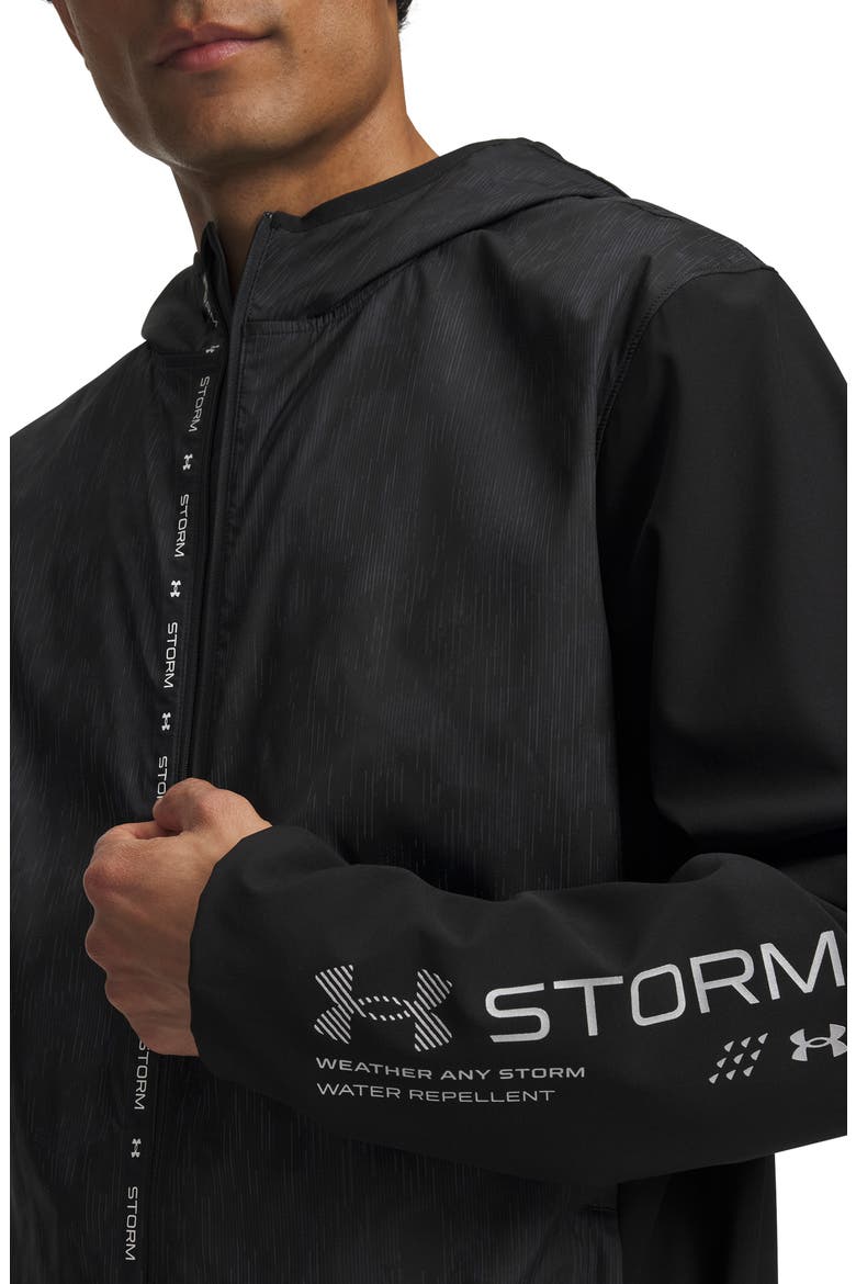 Velociti Storm Water Repellent Performance Jacket, Alternate, color, ULTIMATE BLACK / / REFLECTIVE