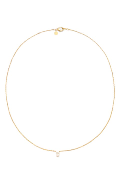 Call Me By Your Name Initial Pendant Necklace