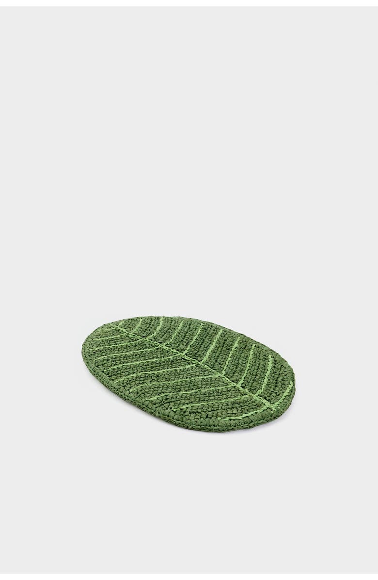 SIMONMILLER Leaf Clutch in Grass Green, Alternate, color, Grass Green