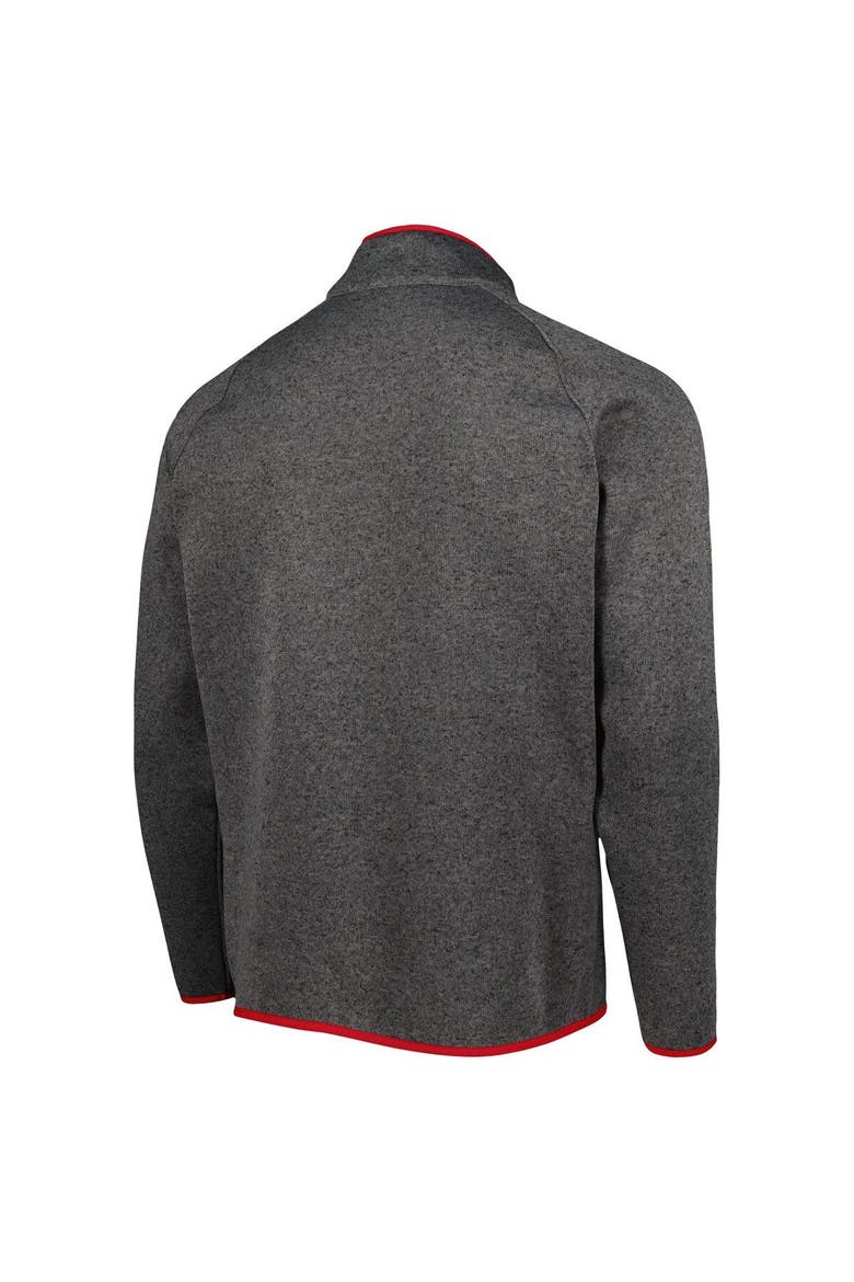 Men's Columbia Gray Ohio State Buckeyes Canyon Point Omni-Shield Raglan Half-Zip Pullover Top, Alternate, color, Gray