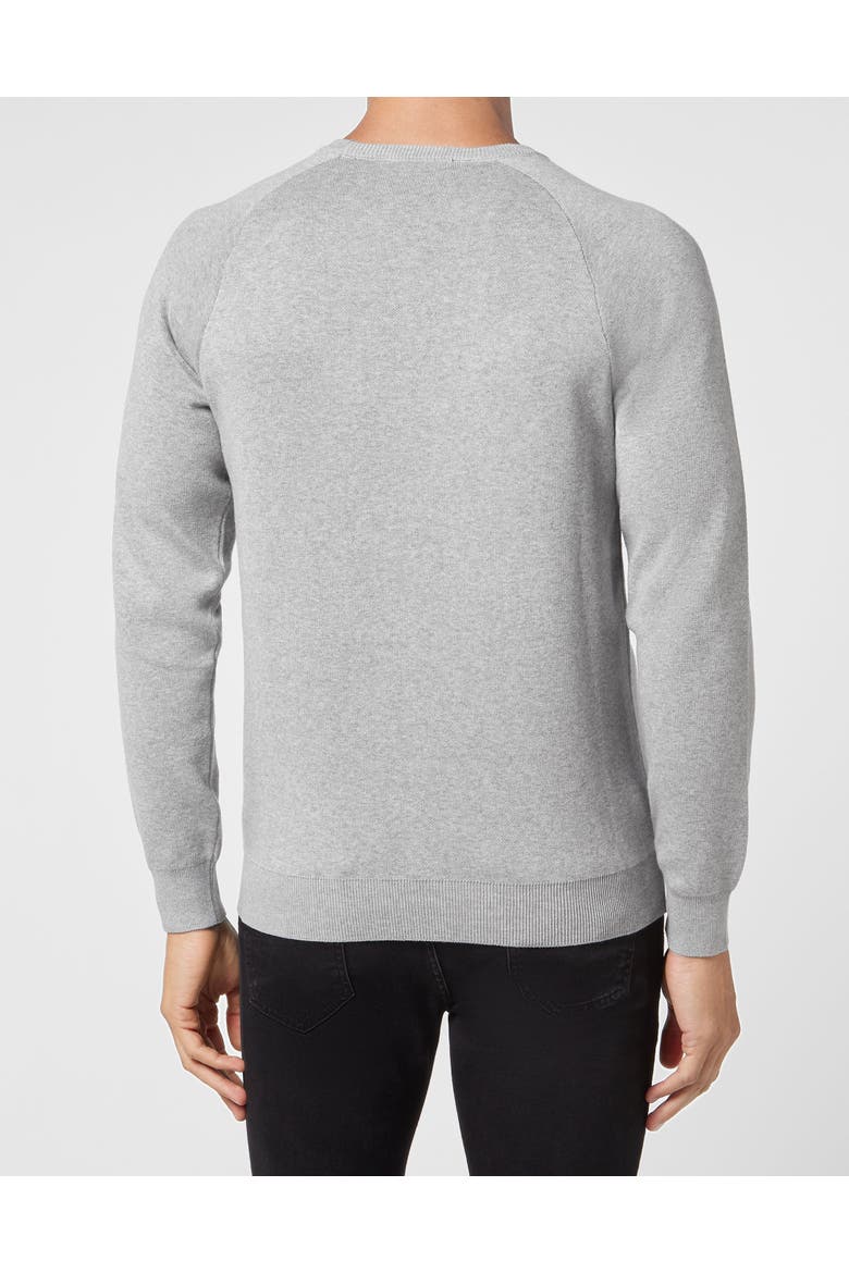 Cotton Pullover Round Neck Ls Men, Alternate, color, grey