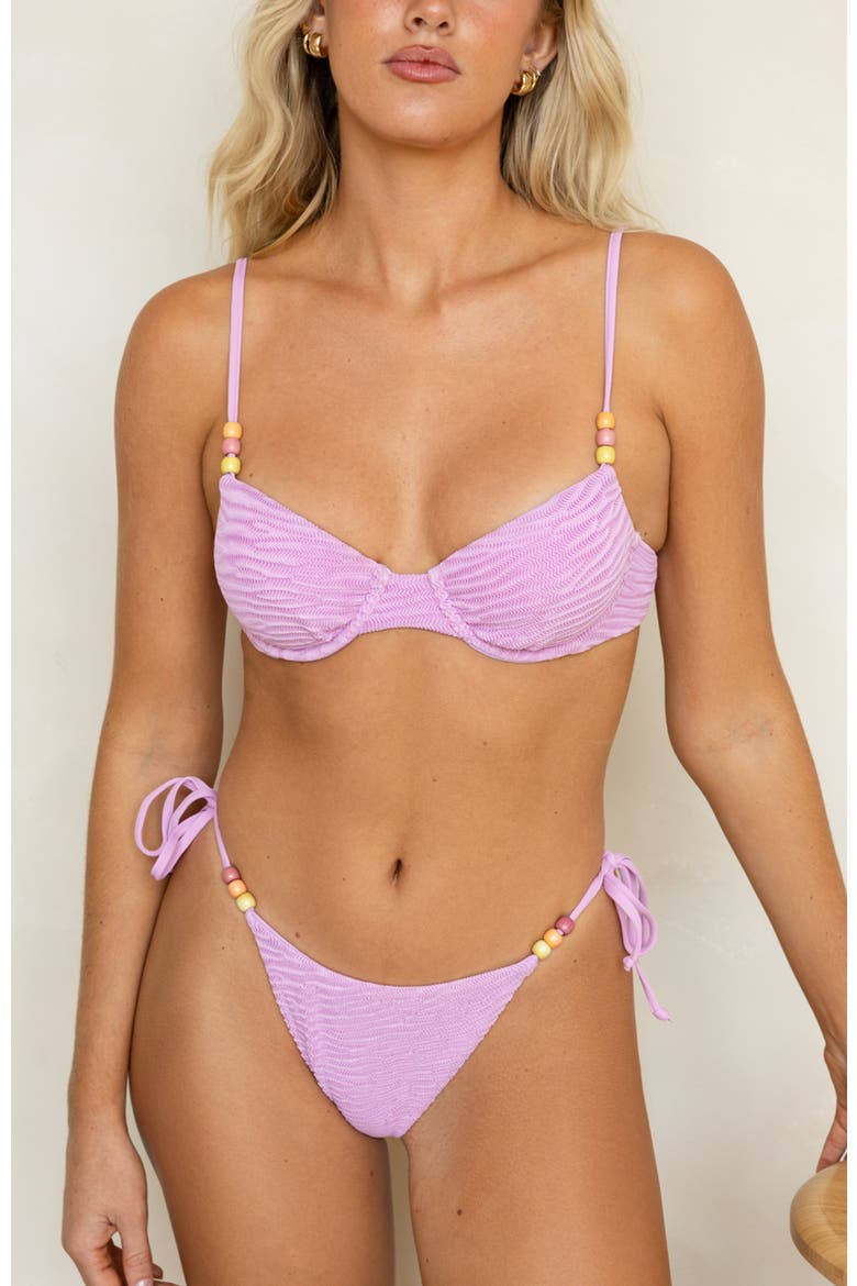 Bora Cheeky Bikini Bottom, Alternate, color, Bloom
