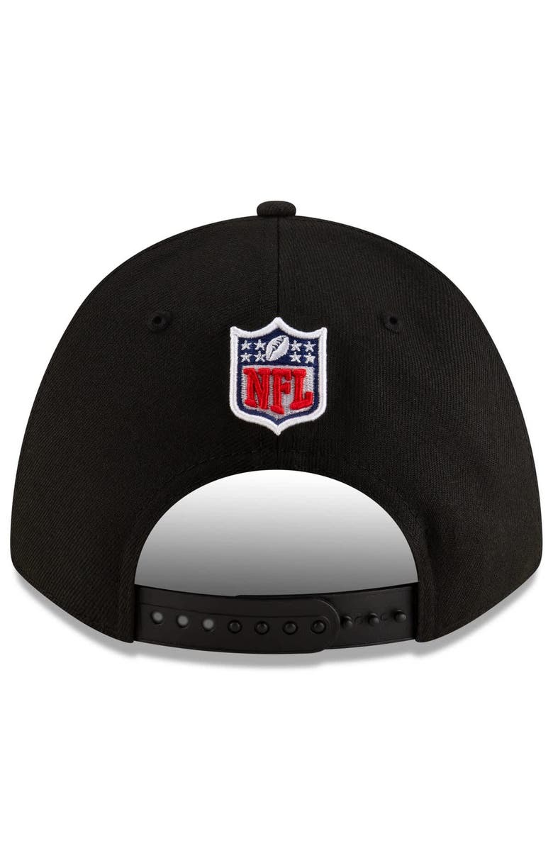 New Era Men's New Era Black San Francisco 49ers 2025 Rivalries Collection Sideline A-Frame 9FORTY Adjustable Hat, Alternate, color, Black