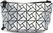PATRIZIA LUCA Box Pattern Faux Leather Clutch