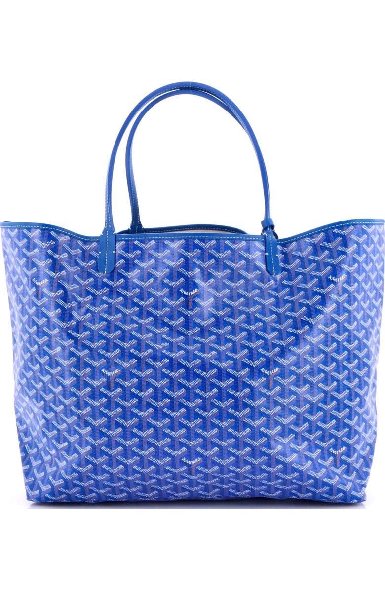 Pre-Owned Goyard Saint Louis Tote Coated Canvas PM, Alternate, color, Blue