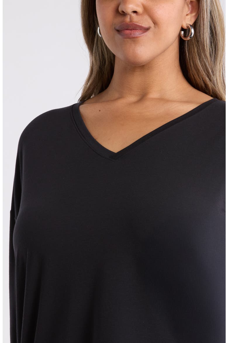 Breathe Long Sleeve T-Shirt, Alternate, color, BLACK
