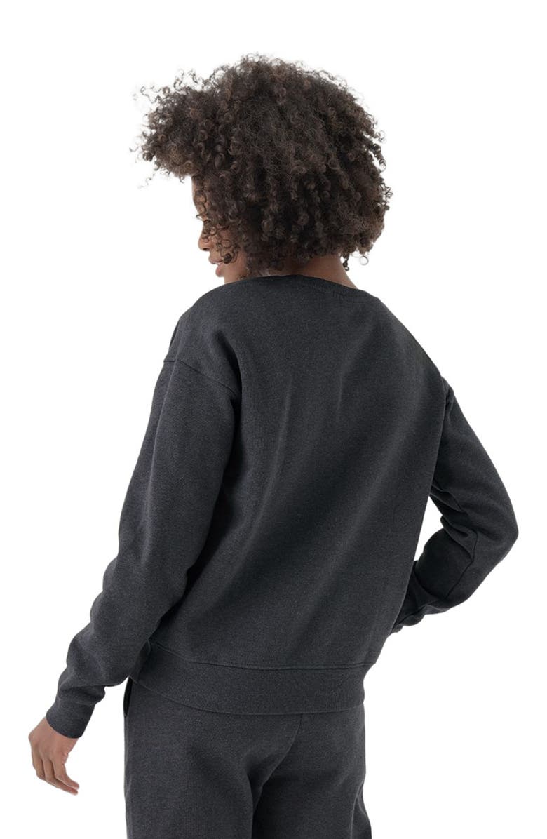 Pact Organic Brushed Fleece Crew Sweatshirt, Alternate, color, 